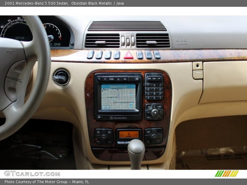 Obsidian Black Metallic / Java 2001 Mercedes-Benz S 500 Sedan