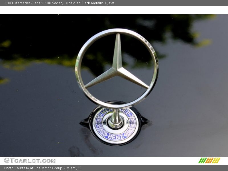 Obsidian Black Metallic / Java 2001 Mercedes-Benz S 500 Sedan