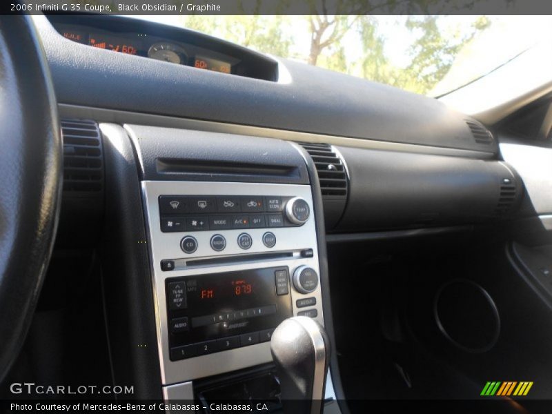 Black Obsidian / Graphite 2006 Infiniti G 35 Coupe