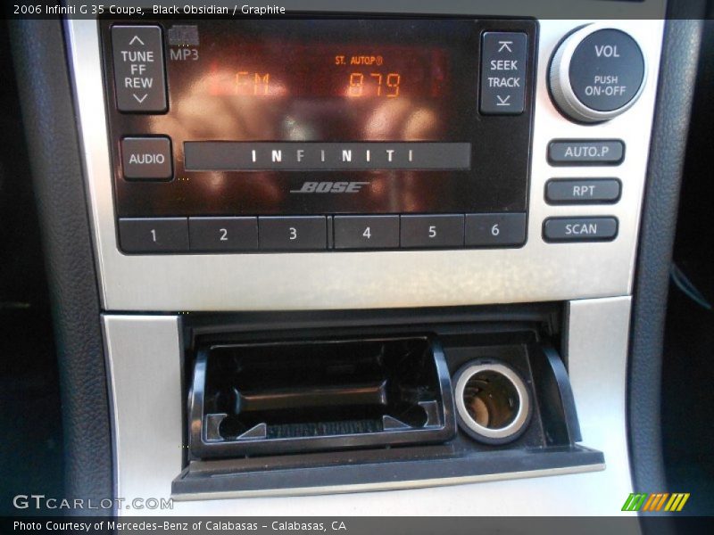 Black Obsidian / Graphite 2006 Infiniti G 35 Coupe
