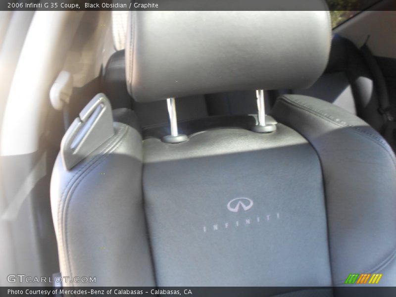 Black Obsidian / Graphite 2006 Infiniti G 35 Coupe