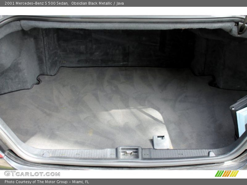 Obsidian Black Metallic / Java 2001 Mercedes-Benz S 500 Sedan