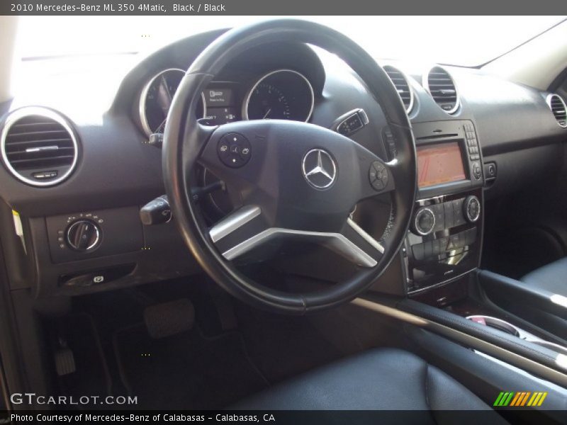 Black / Black 2010 Mercedes-Benz ML 350 4Matic