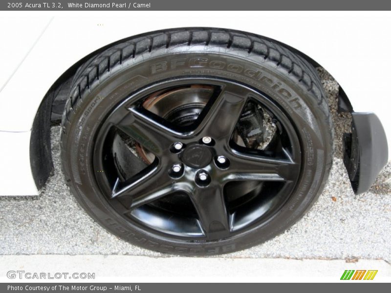 White Diamond Pearl / Camel 2005 Acura TL 3.2