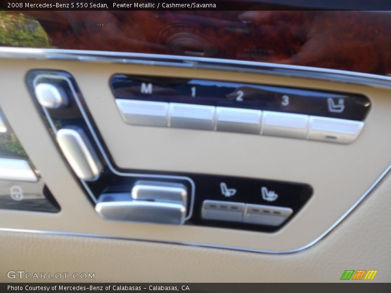 Pewter Metallic / Cashmere/Savanna 2008 Mercedes-Benz S 550 Sedan