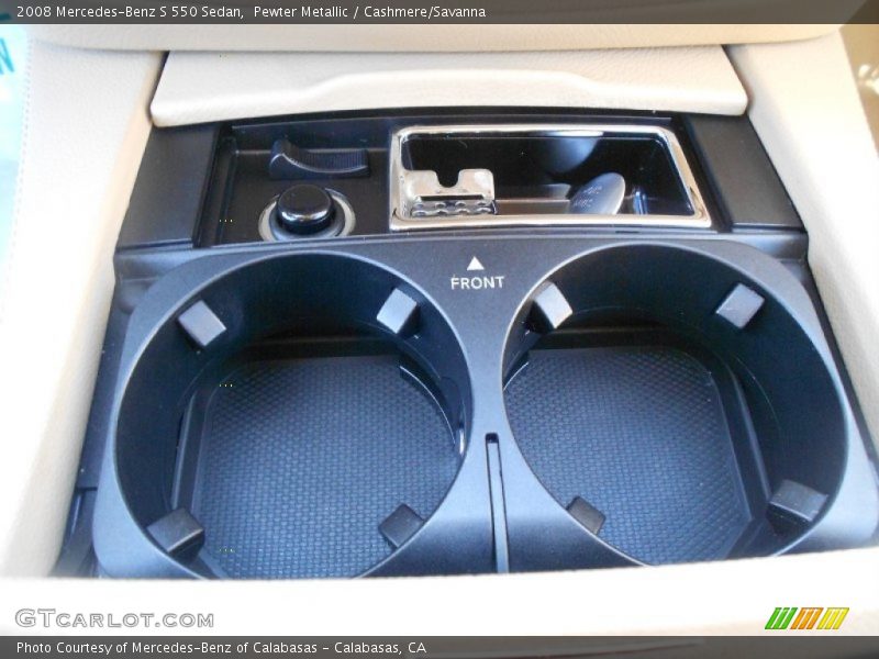 Pewter Metallic / Cashmere/Savanna 2008 Mercedes-Benz S 550 Sedan