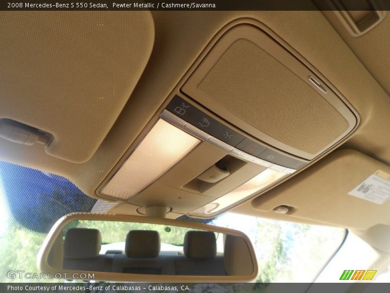 Pewter Metallic / Cashmere/Savanna 2008 Mercedes-Benz S 550 Sedan