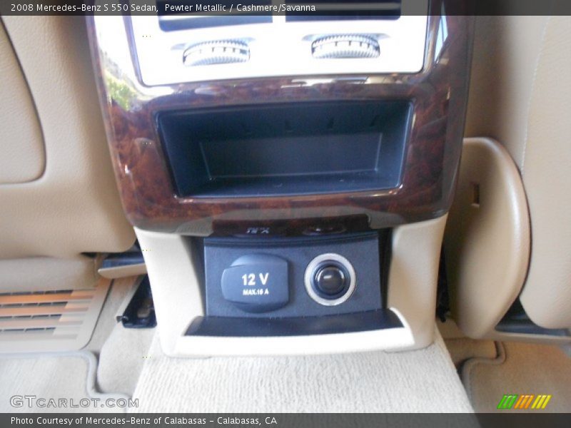 Pewter Metallic / Cashmere/Savanna 2008 Mercedes-Benz S 550 Sedan