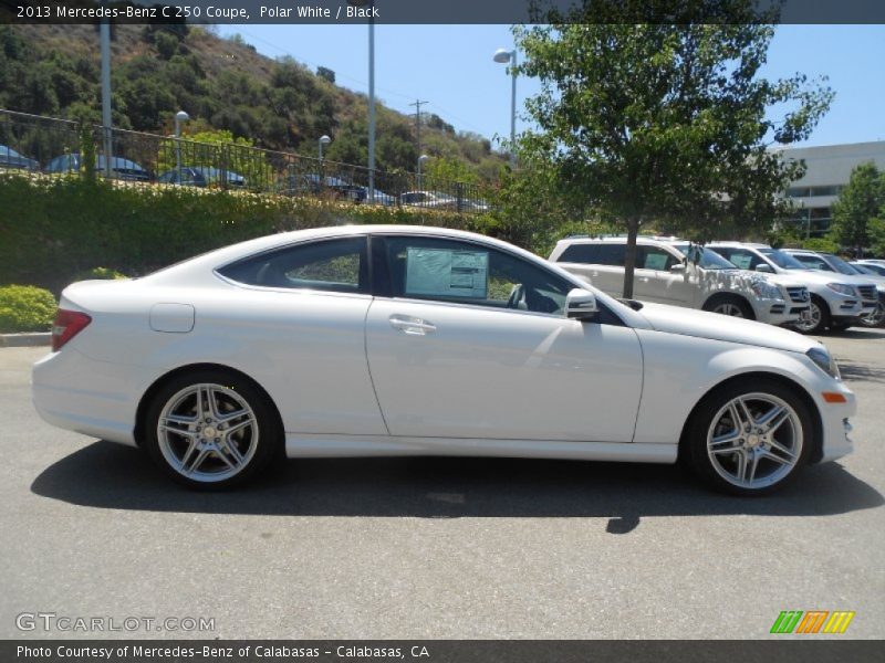 Polar White / Black 2013 Mercedes-Benz C 250 Coupe