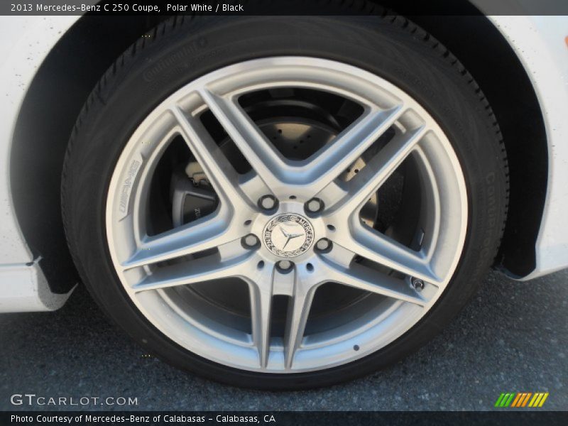 Polar White / Black 2013 Mercedes-Benz C 250 Coupe