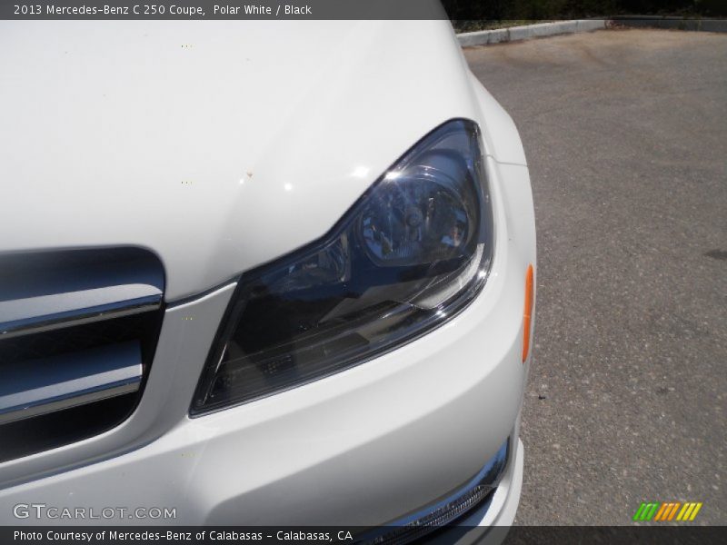 Polar White / Black 2013 Mercedes-Benz C 250 Coupe