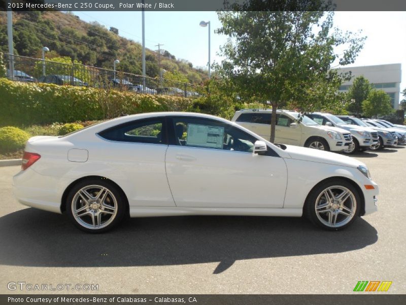 Polar White / Black 2013 Mercedes-Benz C 250 Coupe