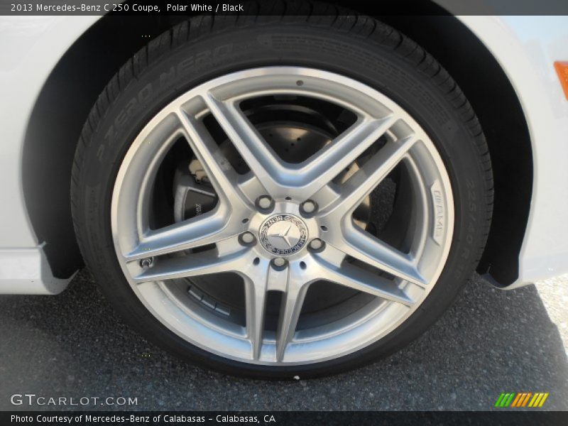 Polar White / Black 2013 Mercedes-Benz C 250 Coupe