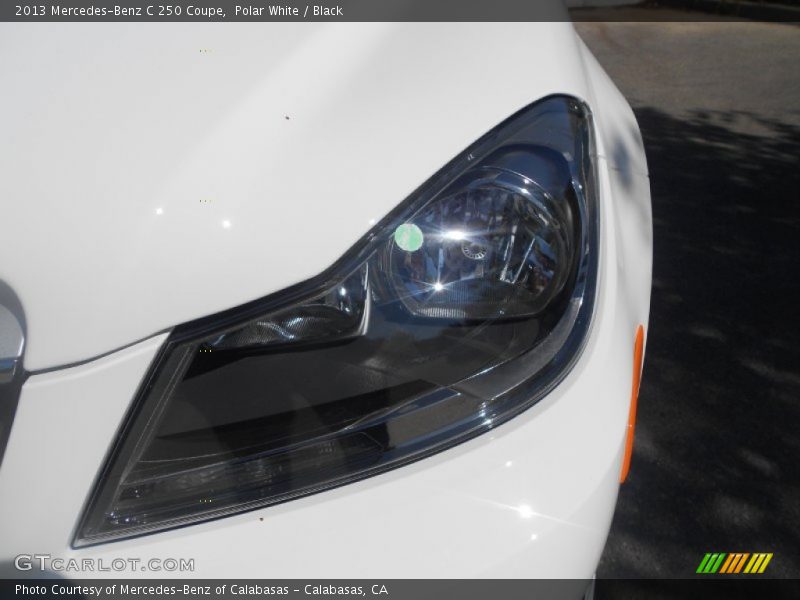 Polar White / Black 2013 Mercedes-Benz C 250 Coupe