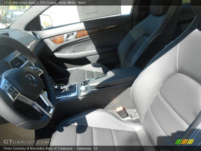 Polar White / Black 2013 Mercedes-Benz C 250 Coupe