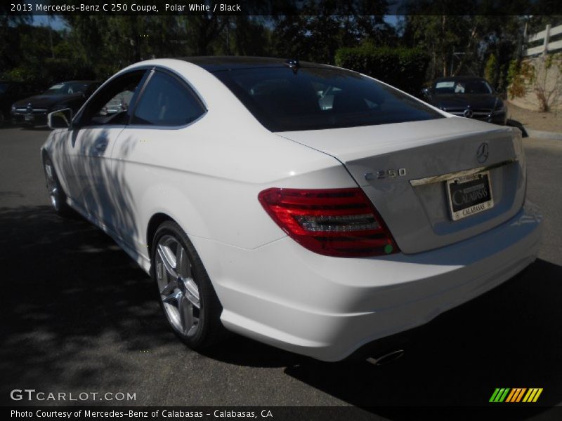 Polar White / Black 2013 Mercedes-Benz C 250 Coupe