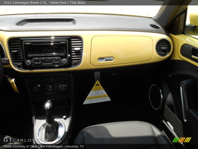 Yellow Rush / Titan Black 2013 Volkswagen Beetle 2.5L