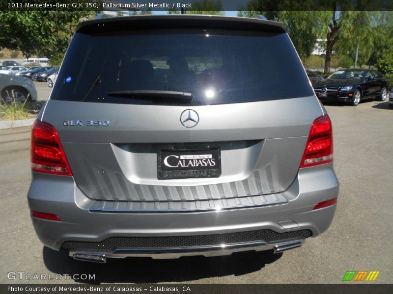 Palladium Silver Metallic / Black 2013 Mercedes-Benz GLK 350