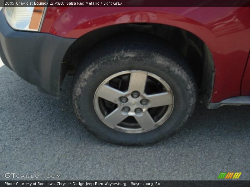 Salsa Red Metallic / Light Gray 2005 Chevrolet Equinox LS AWD