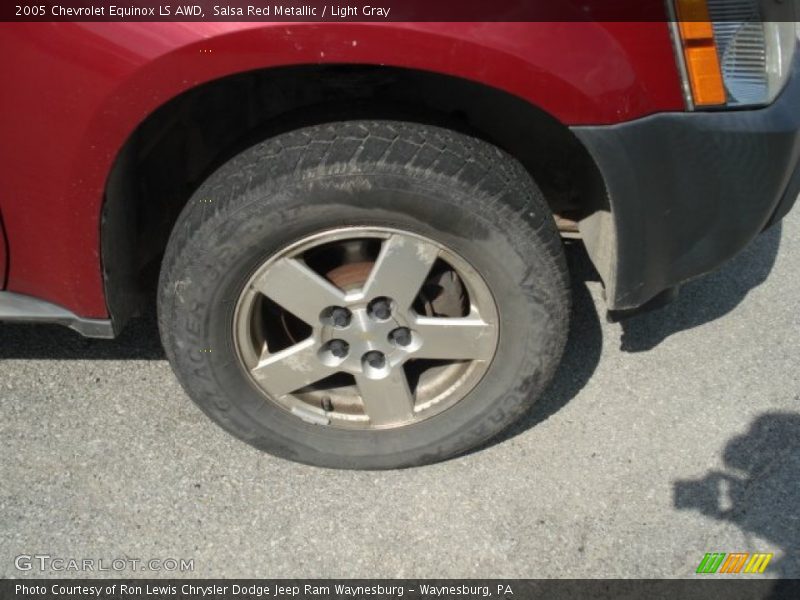 Salsa Red Metallic / Light Gray 2005 Chevrolet Equinox LS AWD