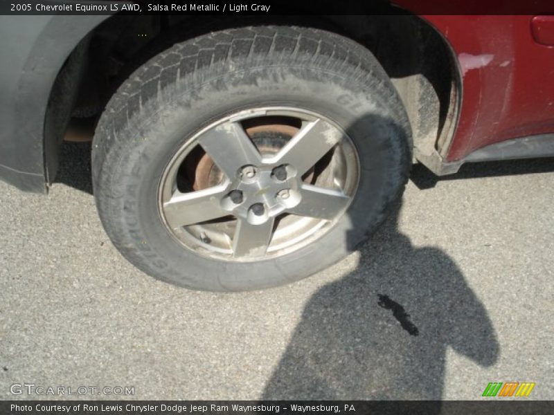 Salsa Red Metallic / Light Gray 2005 Chevrolet Equinox LS AWD