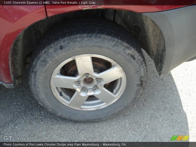 Salsa Red Metallic / Light Gray 2005 Chevrolet Equinox LS AWD