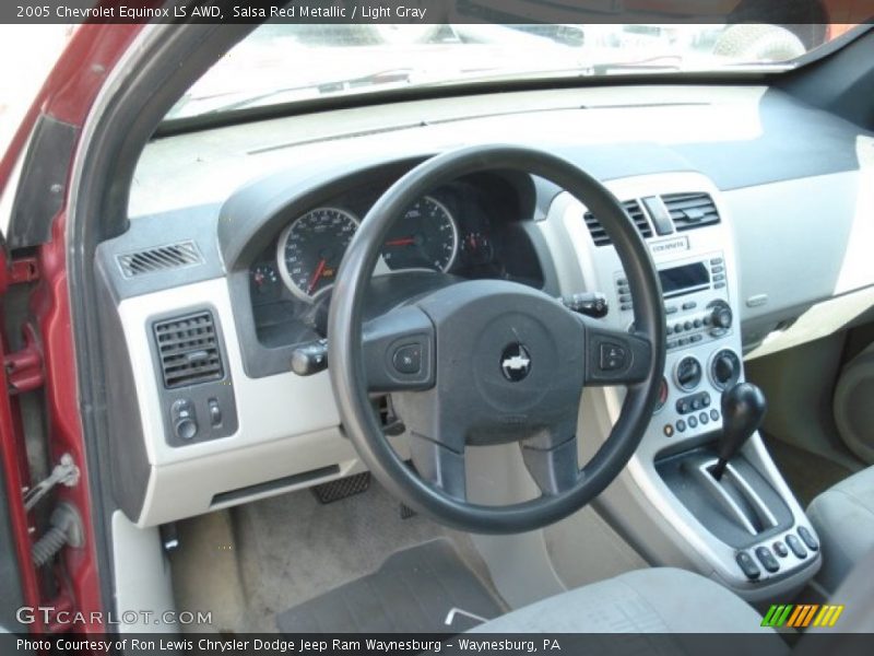 Salsa Red Metallic / Light Gray 2005 Chevrolet Equinox LS AWD