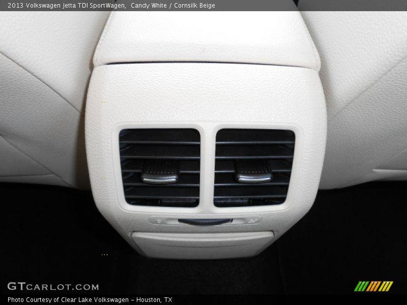 Candy White / Cornsilk Beige 2013 Volkswagen Jetta TDI SportWagen