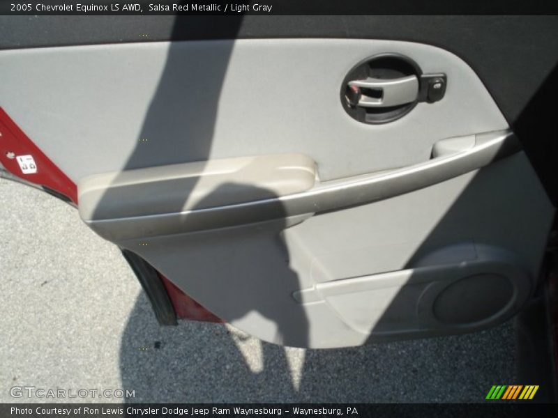 Salsa Red Metallic / Light Gray 2005 Chevrolet Equinox LS AWD