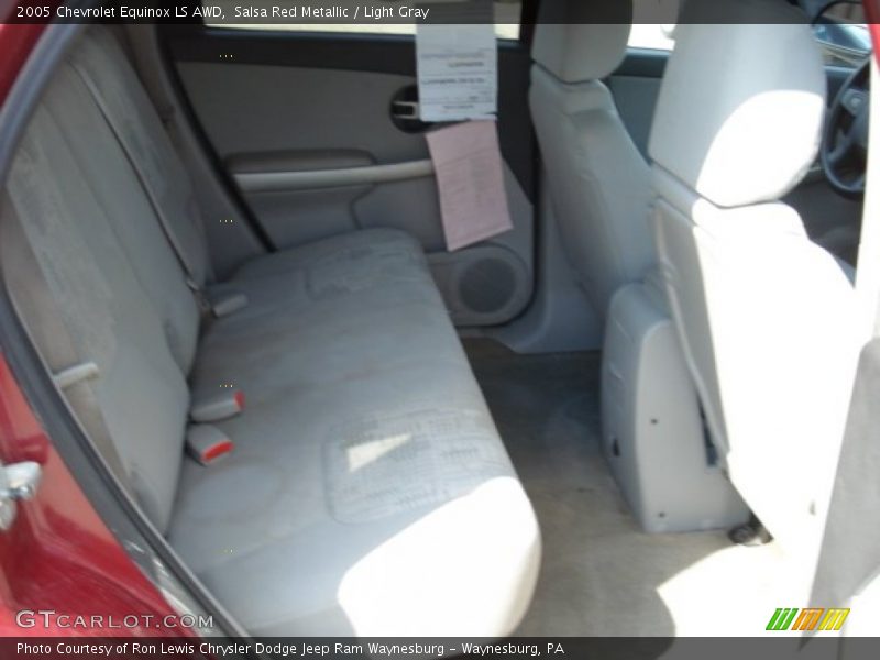 Salsa Red Metallic / Light Gray 2005 Chevrolet Equinox LS AWD