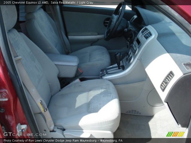 Salsa Red Metallic / Light Gray 2005 Chevrolet Equinox LS AWD