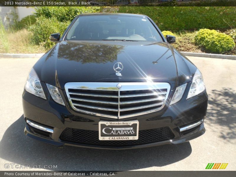 Black / Black 2013 Mercedes-Benz E 350 Sedan