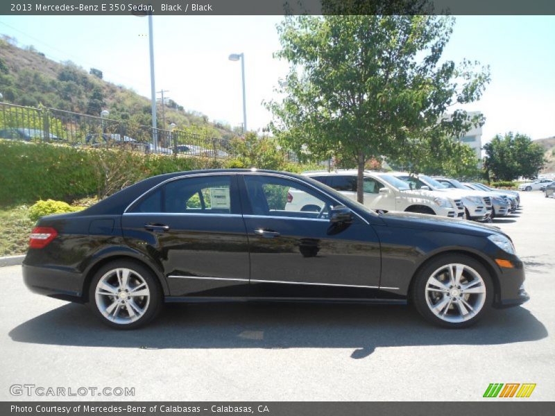 Black / Black 2013 Mercedes-Benz E 350 Sedan