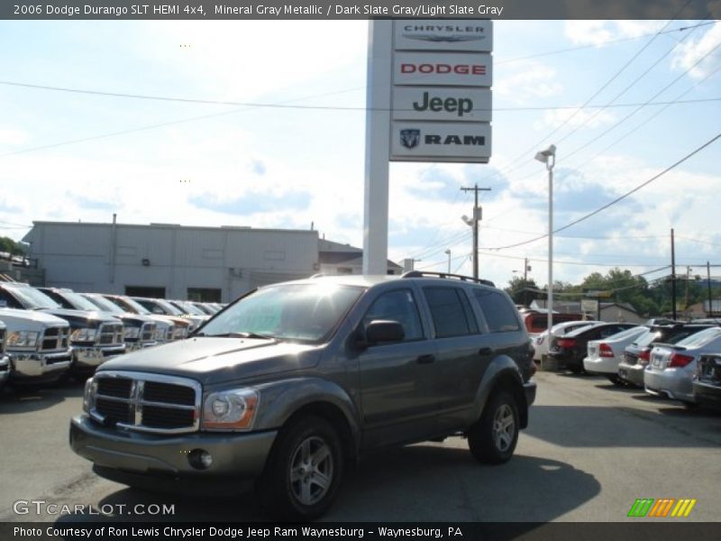 Mineral Gray Metallic / Dark Slate Gray/Light Slate Gray 2006 Dodge Durango SLT HEMI 4x4