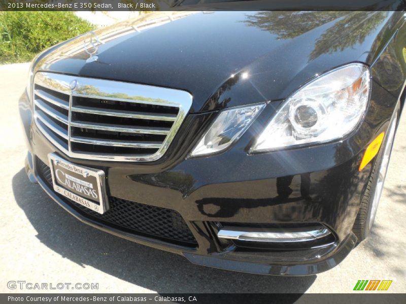 Black / Black 2013 Mercedes-Benz E 350 Sedan