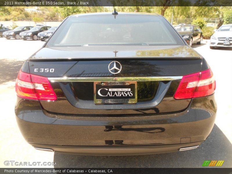 Black / Black 2013 Mercedes-Benz E 350 Sedan