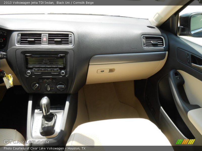 Black Uni / Cornsilk Beige 2013 Volkswagen Jetta TDI Sedan