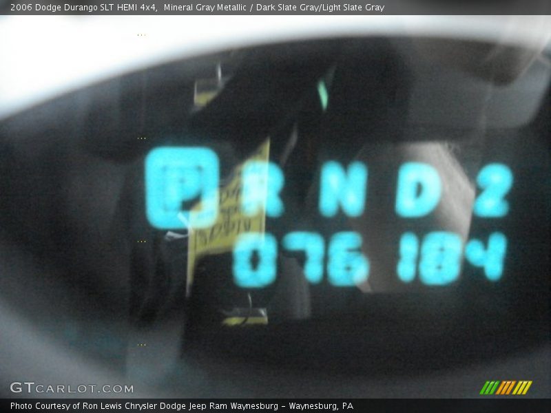 Mineral Gray Metallic / Dark Slate Gray/Light Slate Gray 2006 Dodge Durango SLT HEMI 4x4