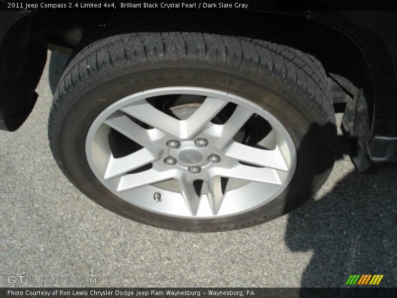 Brilliant Black Crystal Pearl / Dark Slate Gray 2011 Jeep Compass 2.4 Limited 4x4