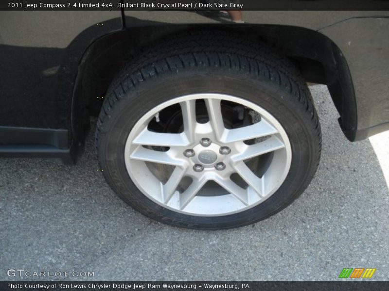 Brilliant Black Crystal Pearl / Dark Slate Gray 2011 Jeep Compass 2.4 Limited 4x4