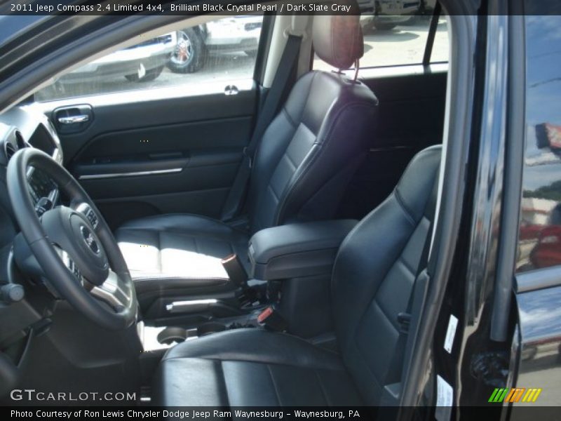 Brilliant Black Crystal Pearl / Dark Slate Gray 2011 Jeep Compass 2.4 Limited 4x4