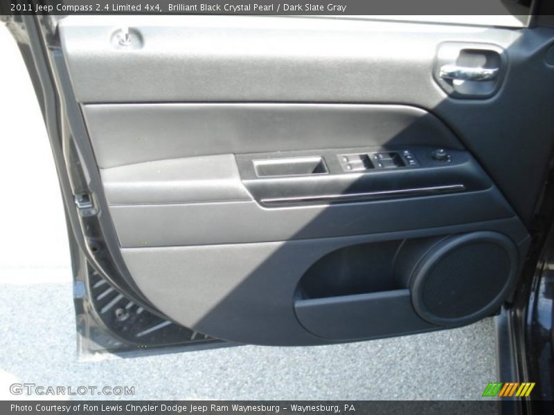 Brilliant Black Crystal Pearl / Dark Slate Gray 2011 Jeep Compass 2.4 Limited 4x4