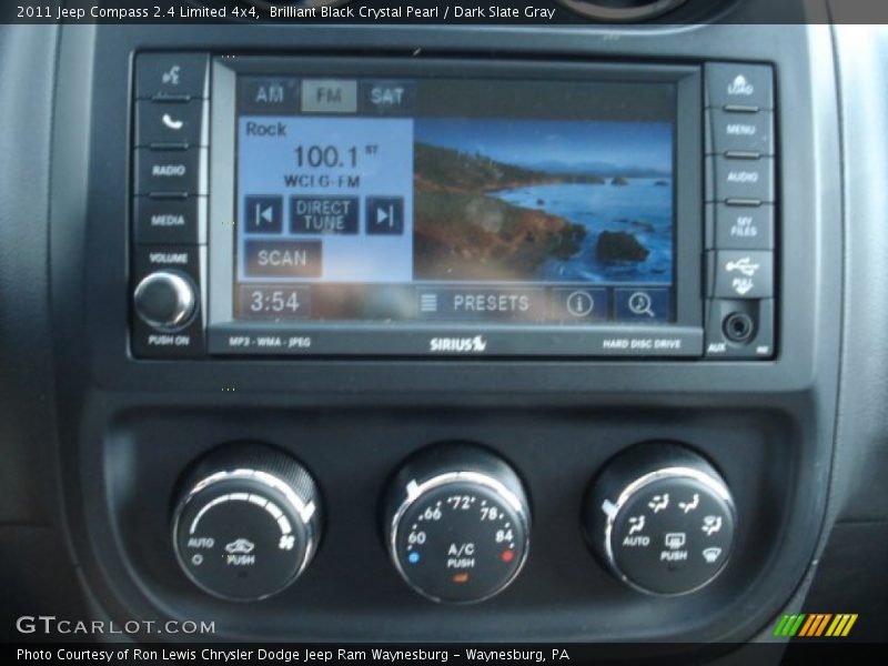 Brilliant Black Crystal Pearl / Dark Slate Gray 2011 Jeep Compass 2.4 Limited 4x4