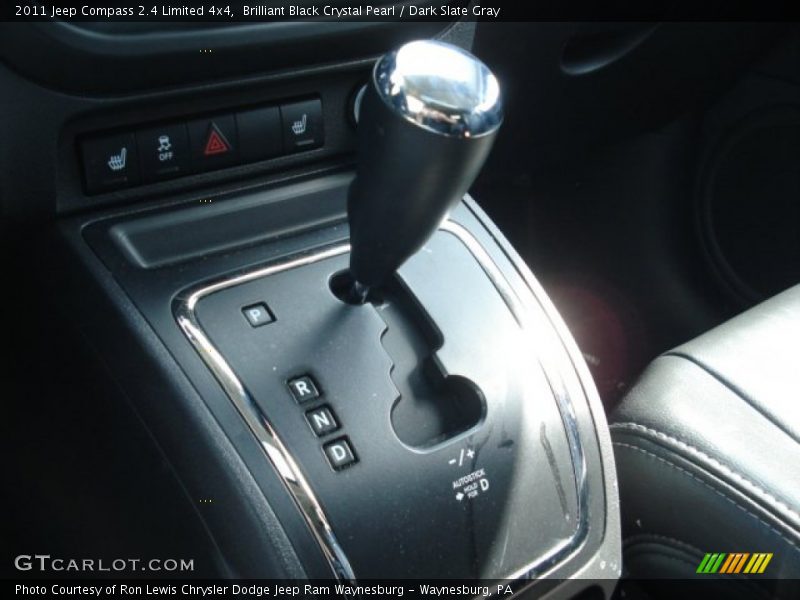 Brilliant Black Crystal Pearl / Dark Slate Gray 2011 Jeep Compass 2.4 Limited 4x4