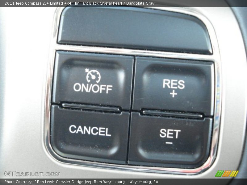 Brilliant Black Crystal Pearl / Dark Slate Gray 2011 Jeep Compass 2.4 Limited 4x4