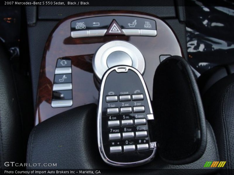 Black / Black 2007 Mercedes-Benz S 550 Sedan