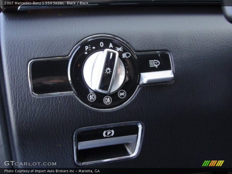 Black / Black 2007 Mercedes-Benz S 550 Sedan