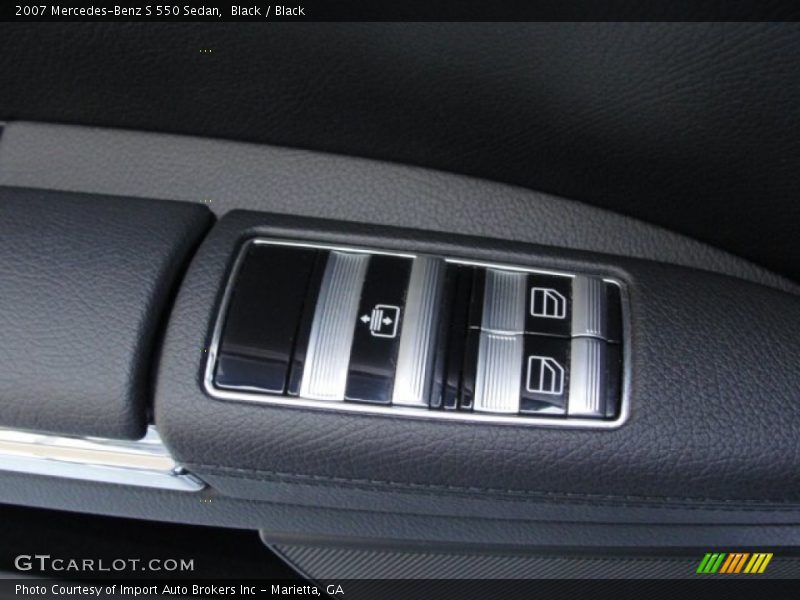 Black / Black 2007 Mercedes-Benz S 550 Sedan