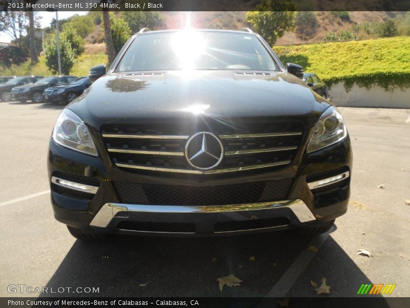 Black / Black 2013 Mercedes-Benz ML 350 4Matic