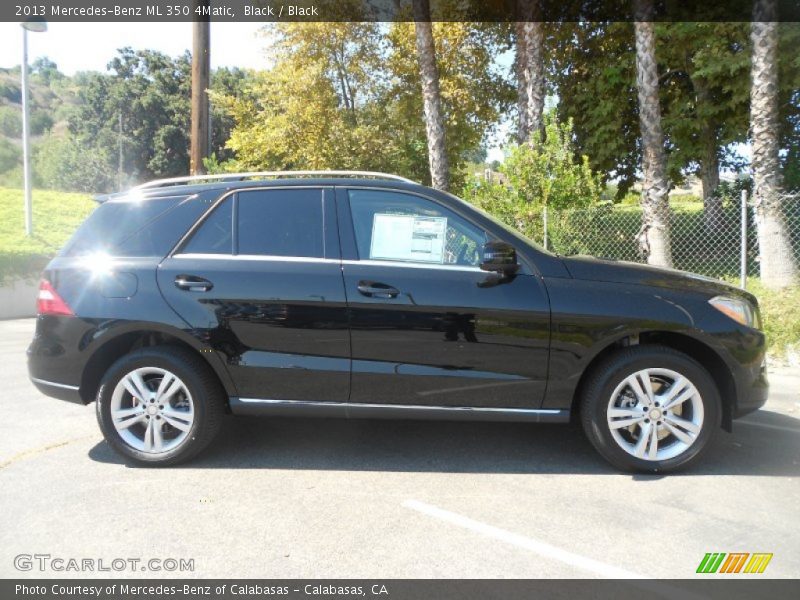 Black / Black 2013 Mercedes-Benz ML 350 4Matic